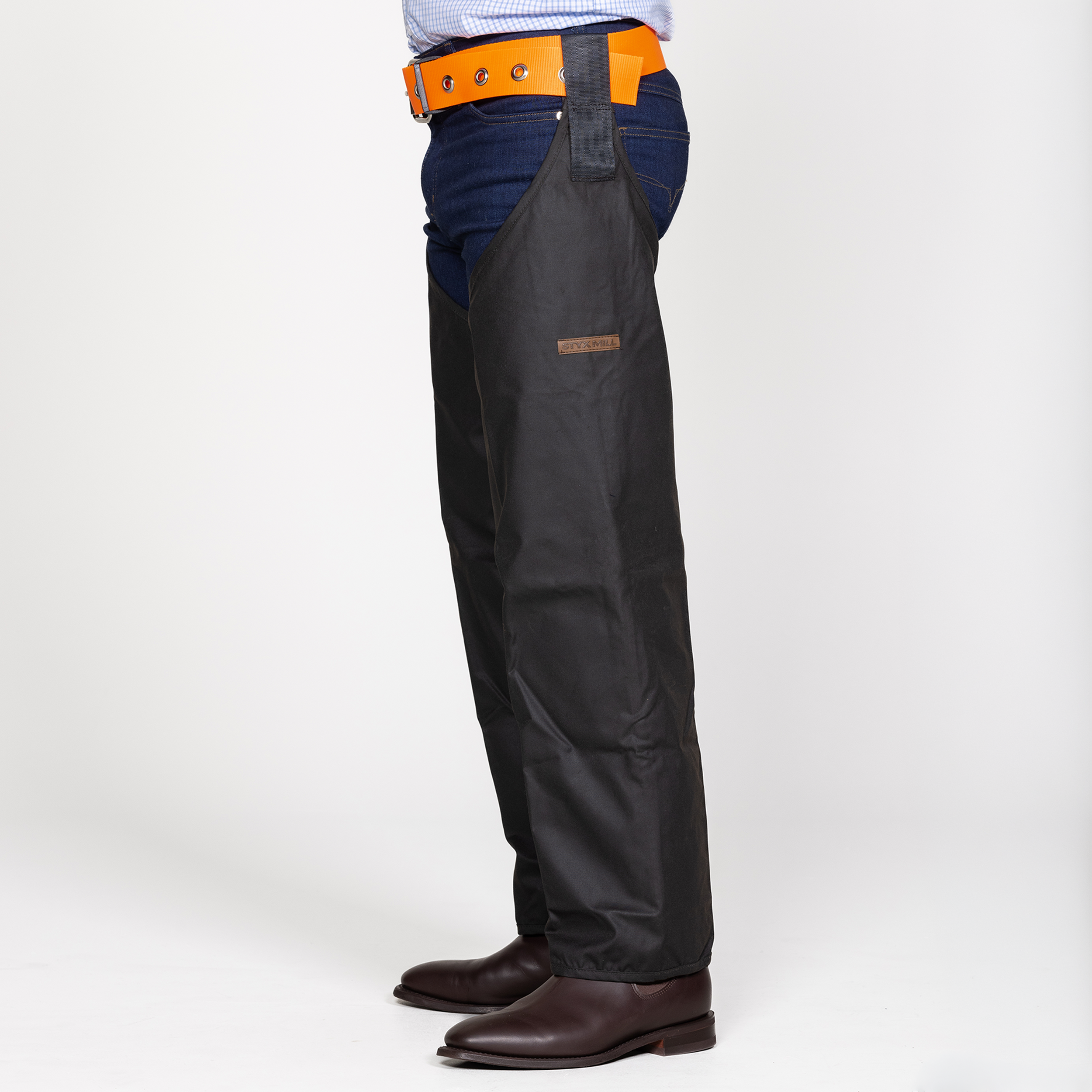 Oilskin Brown Leggings
