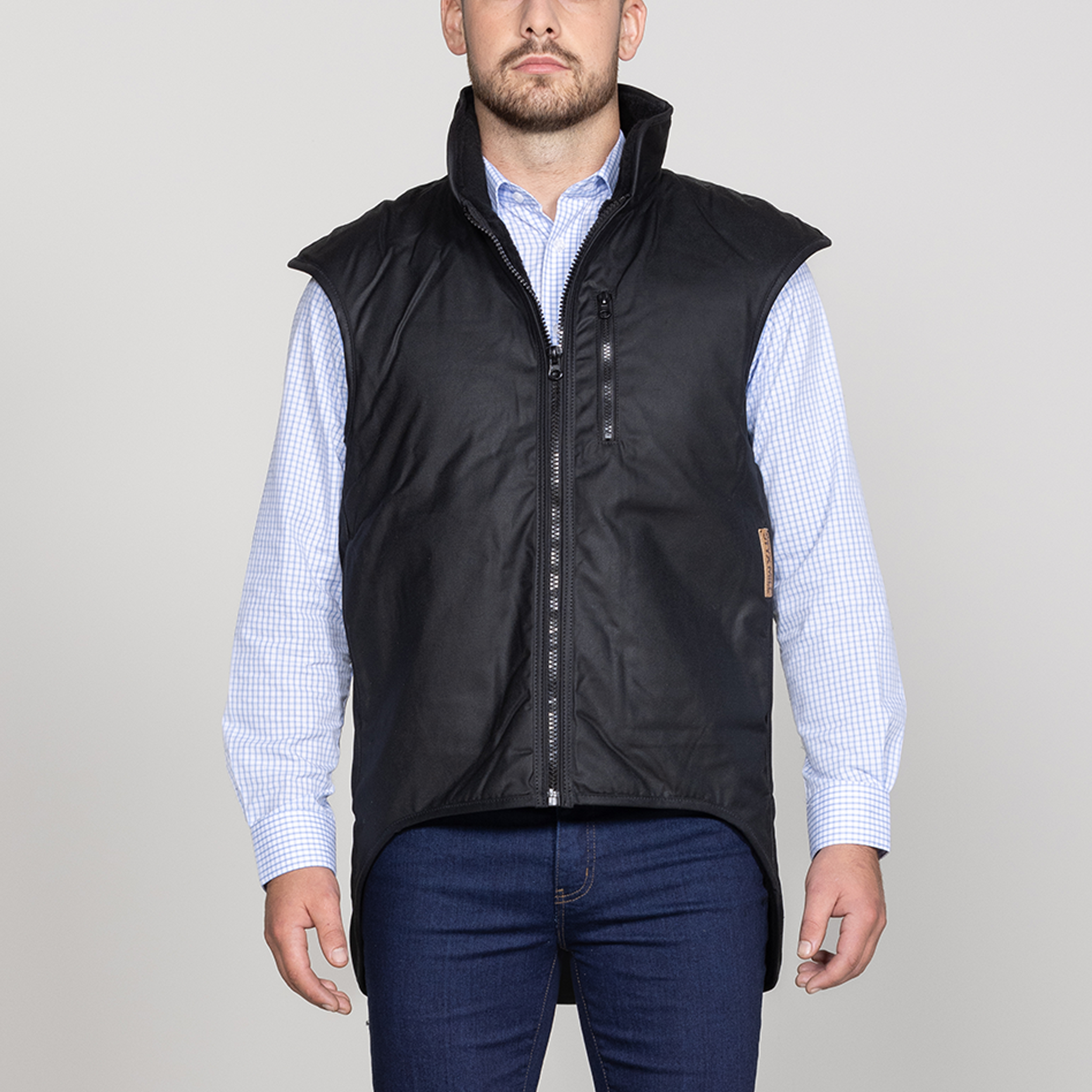 Oilskin Classic Fur Lined Vest