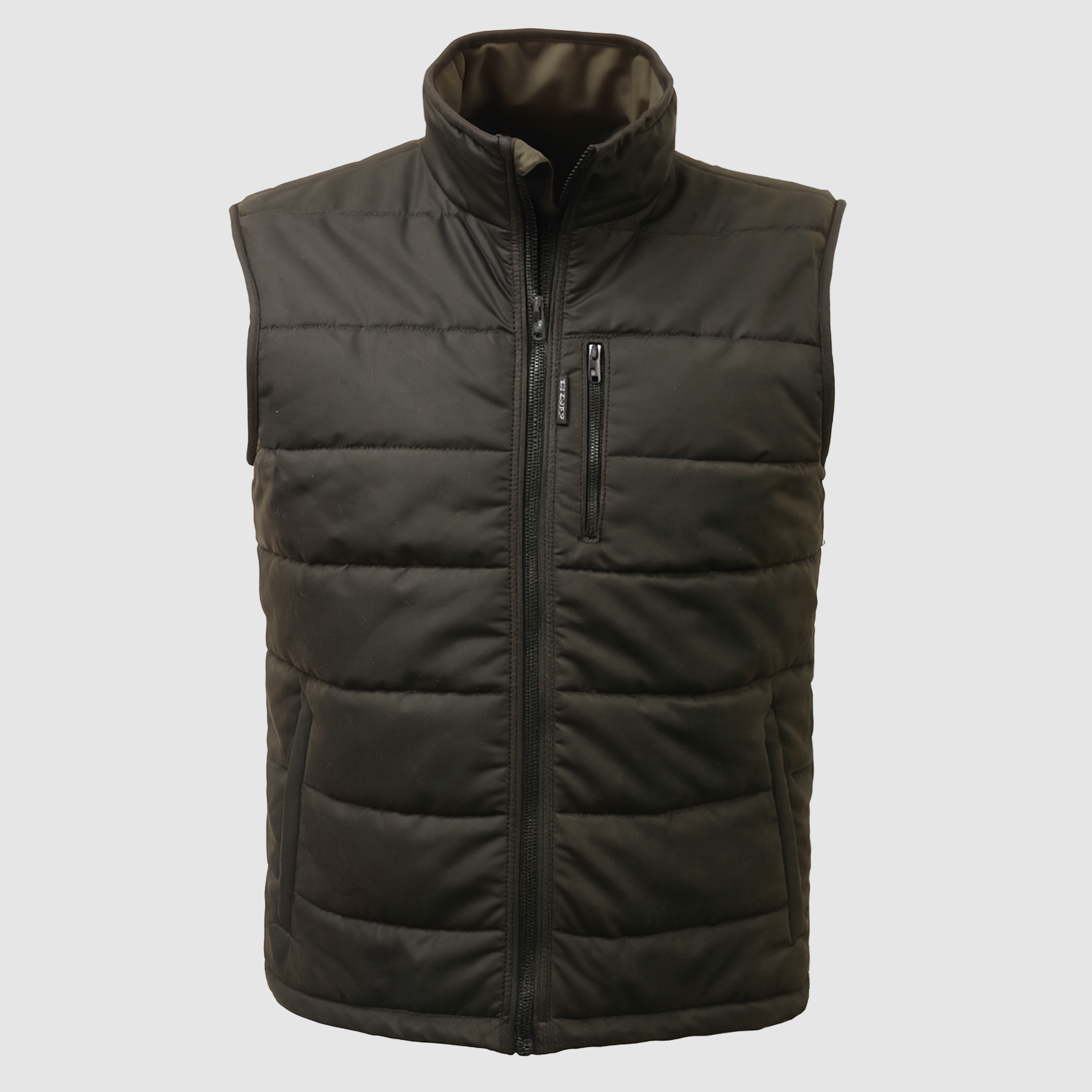 Oilskin Thermal Wool Loft Puffer Vest