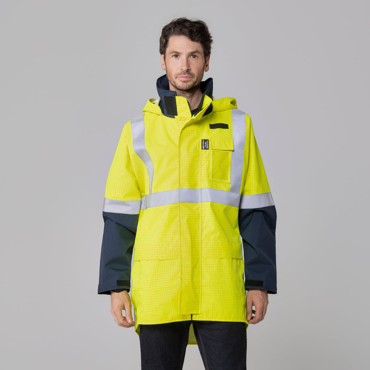 Breathable Wet Weather Antistatic FR Raincoat