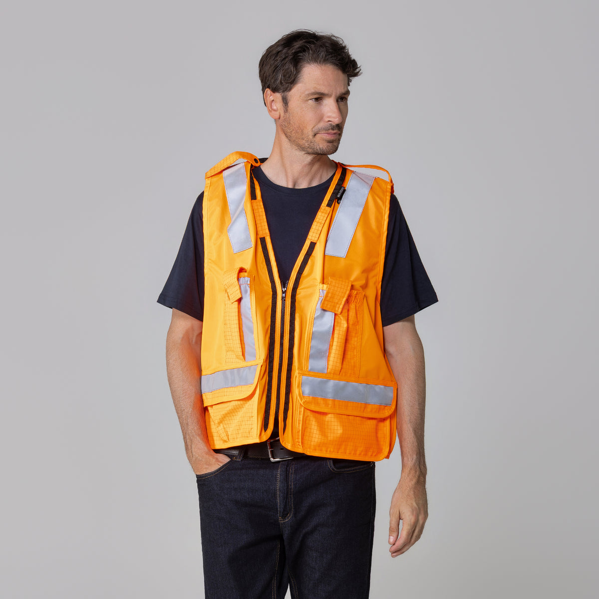 Hi Vis FR Antistatic Command Vest