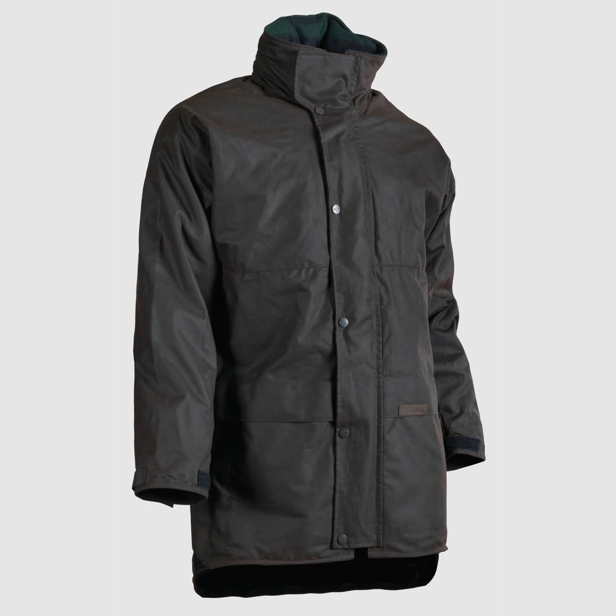 Oilskin Brown Wool Lined Pursuits Coat