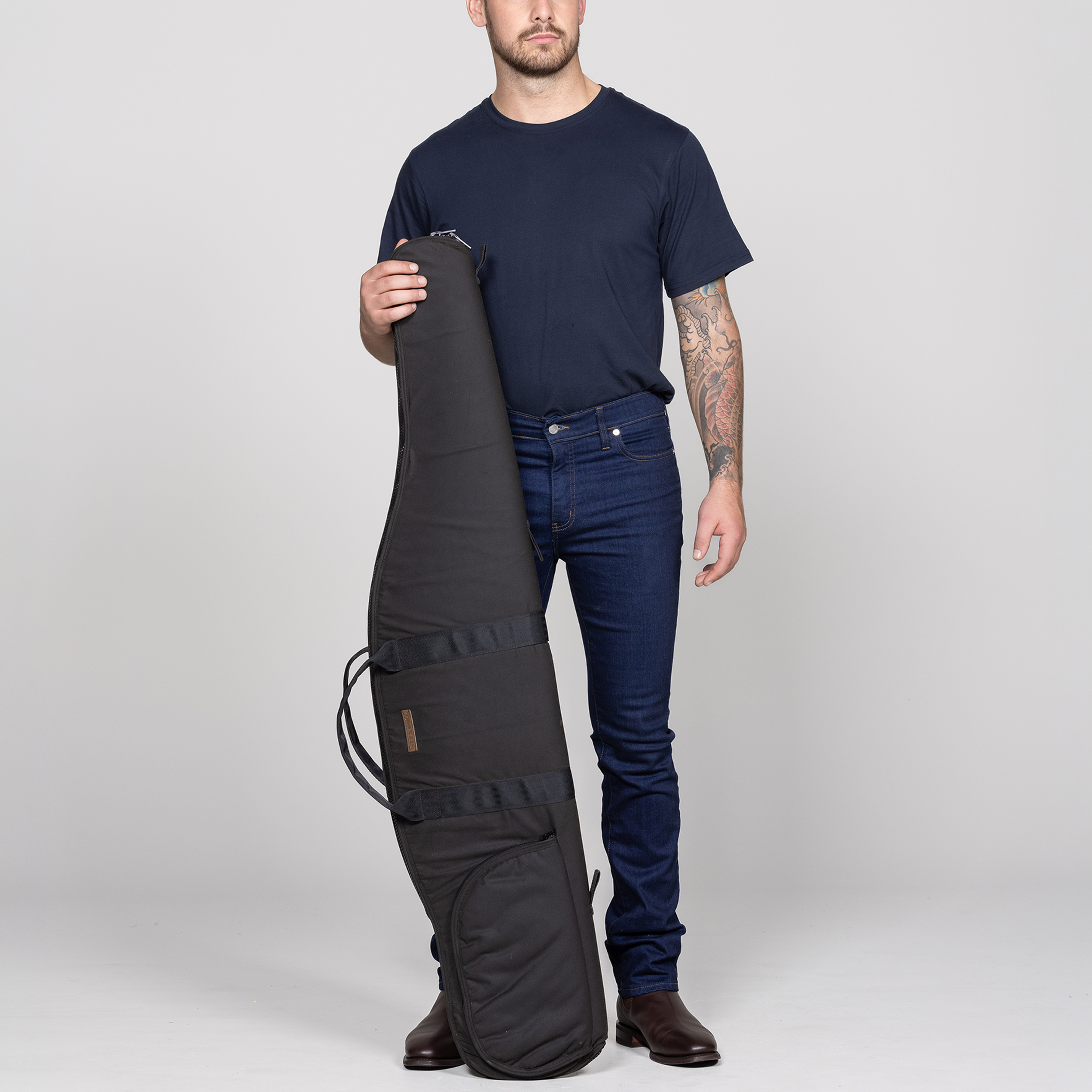 Oilskin Multi Pocket Gun Bag