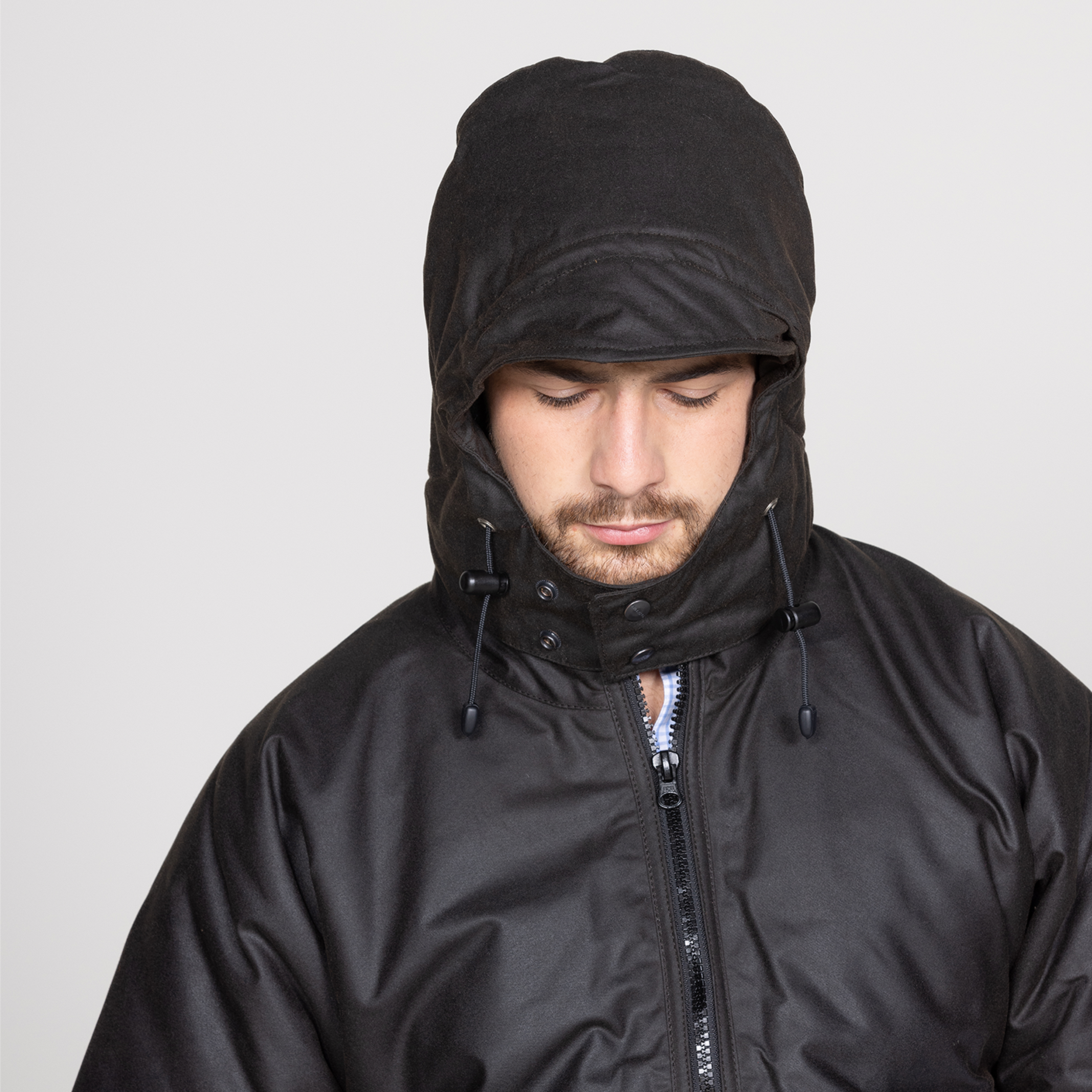 Oilskin Dome Attachable Lined Hood