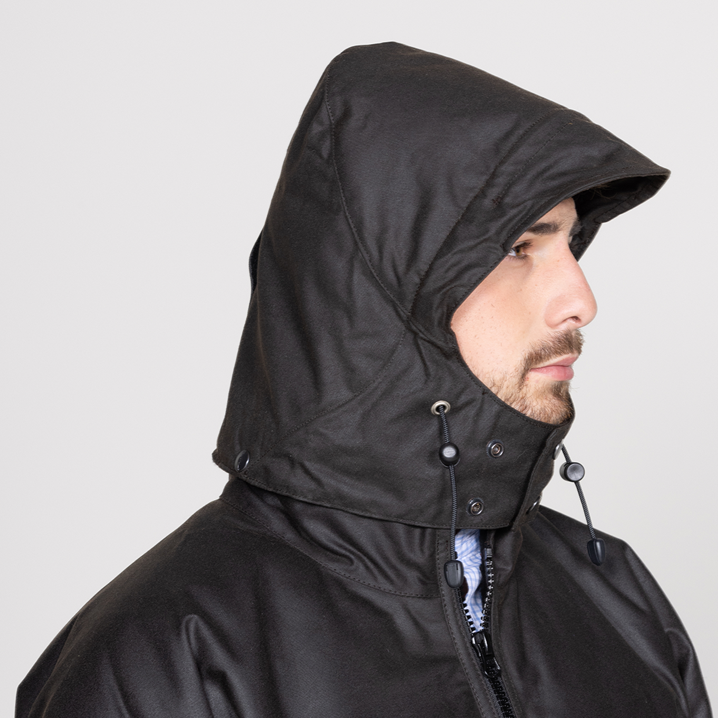Oilskin Dome Attachable Lined Hood