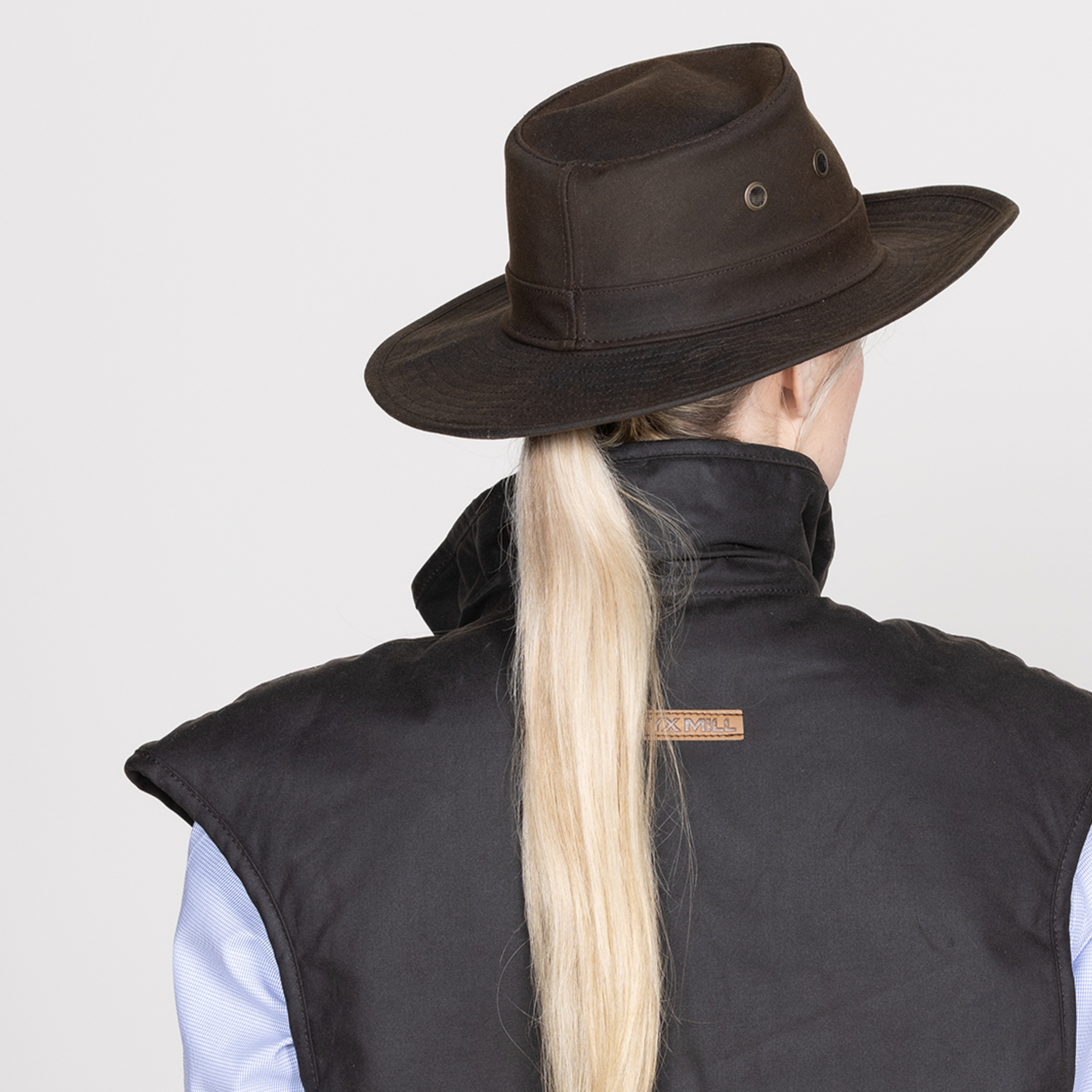 Oilskin Wide Brimmed Hat