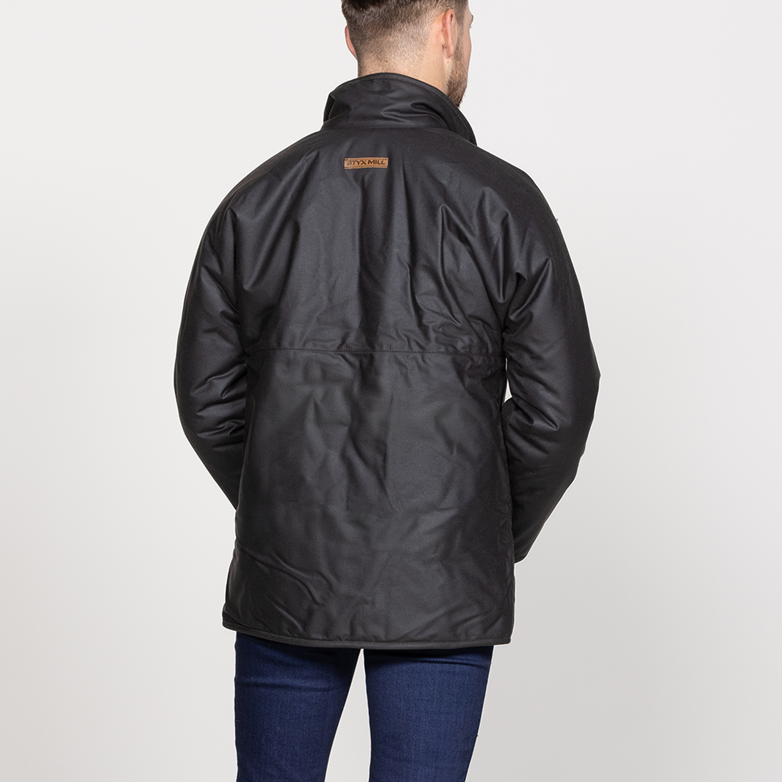 Oilskin Brown Long Sleeve Classic Jacket