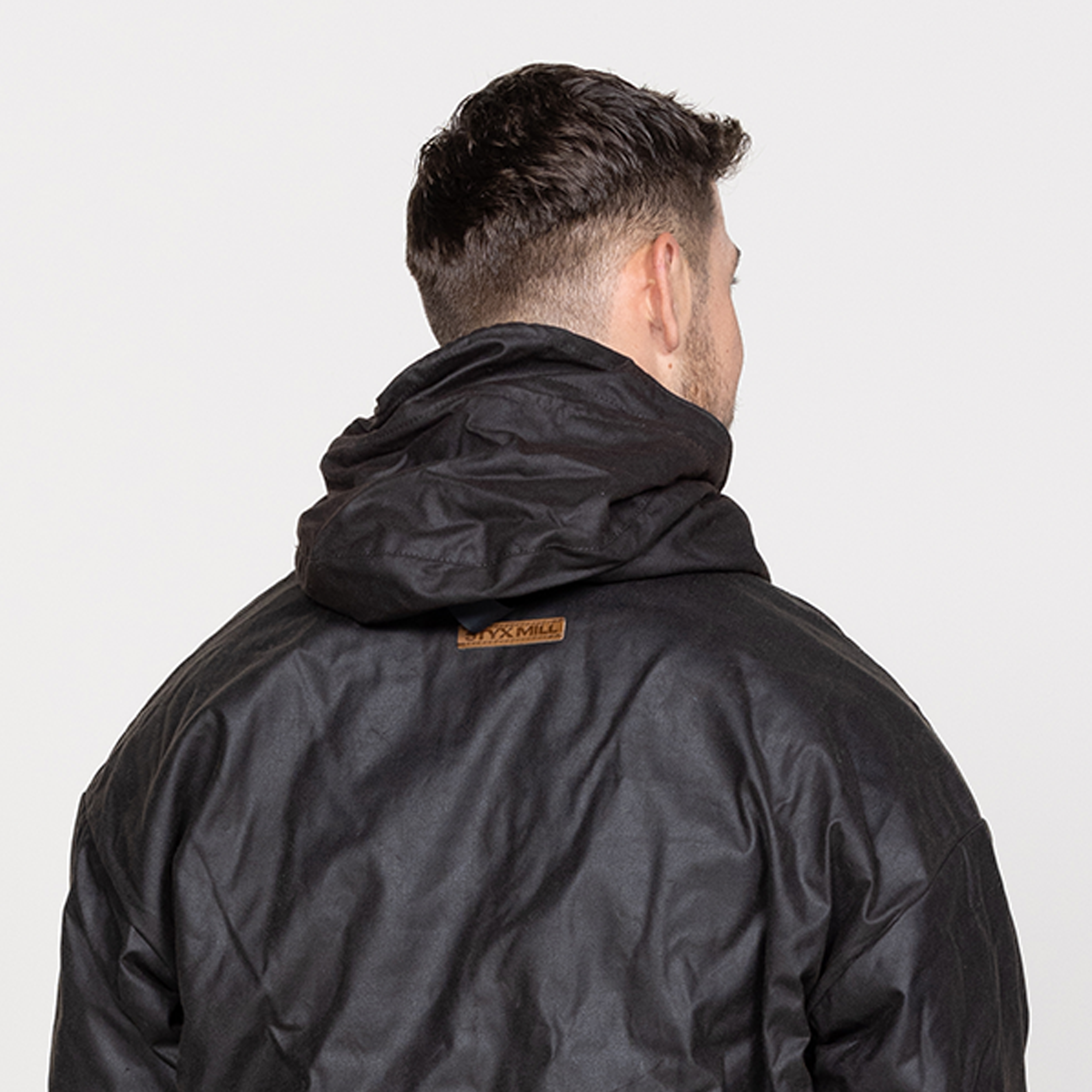 Oilskin Brown Lined Short Sleeve Scope Pullover