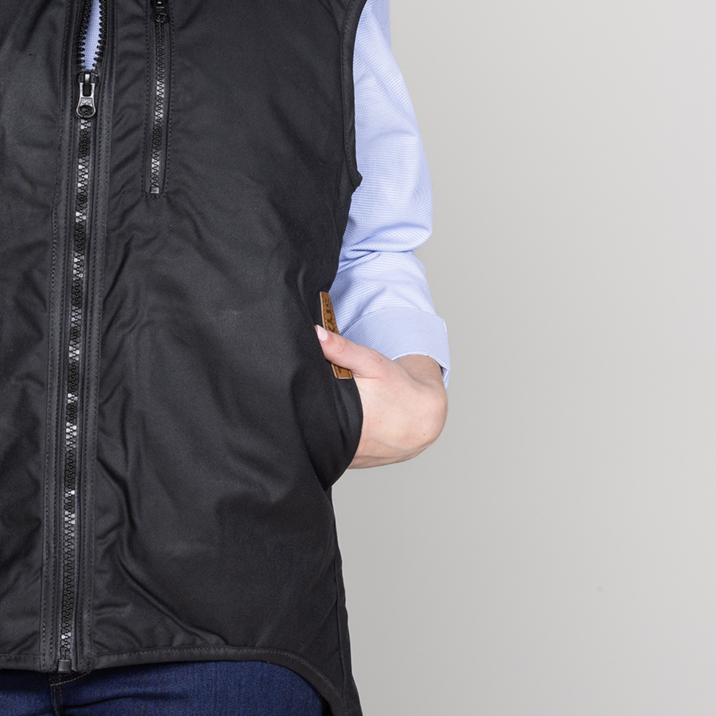 Oilskin Classic Fur Lined Vest