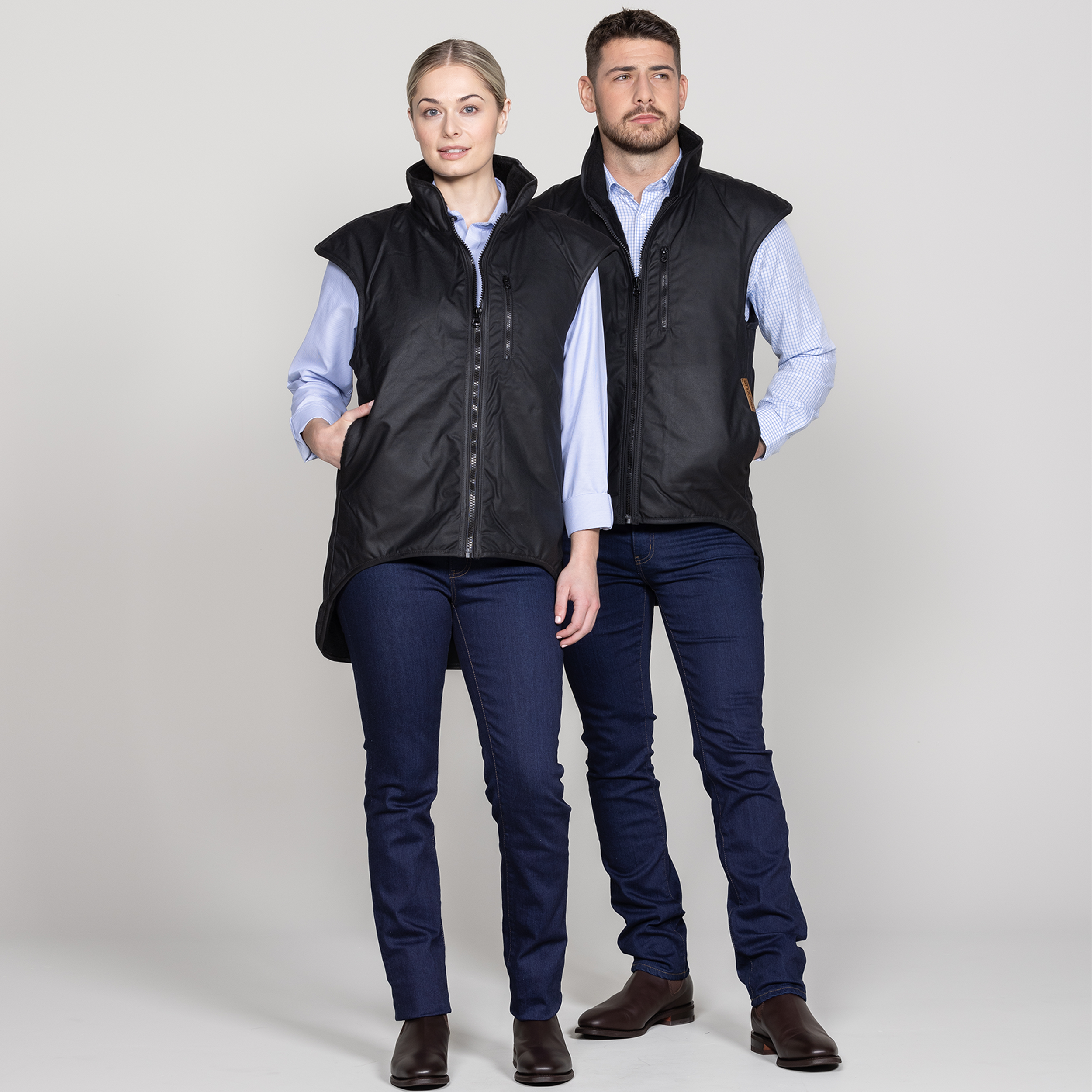 Oilskin Classic Fur Lined Vest