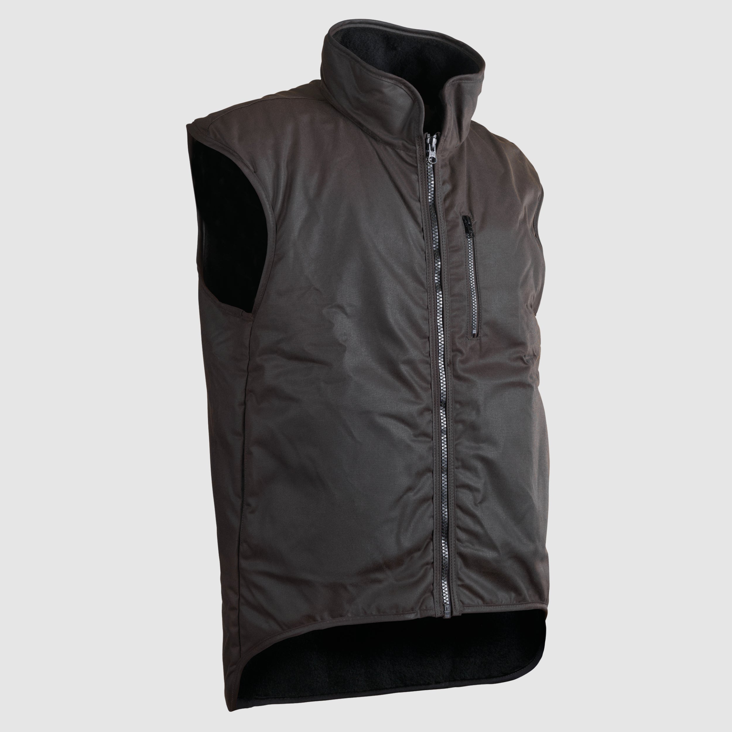Oilskin Classic Fur Lined Vest
