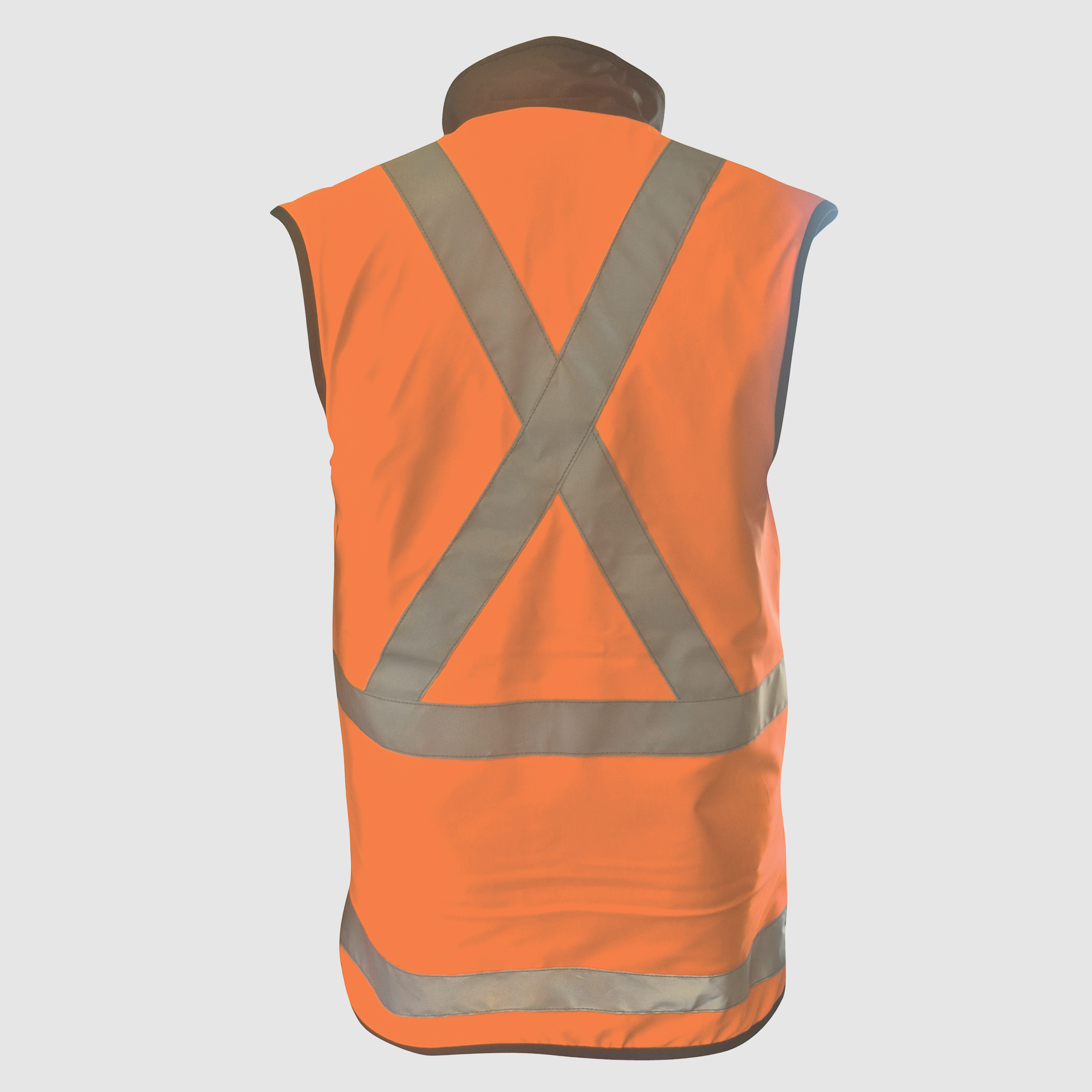 Oilskin AU Rail Hi Vis Lined Vest