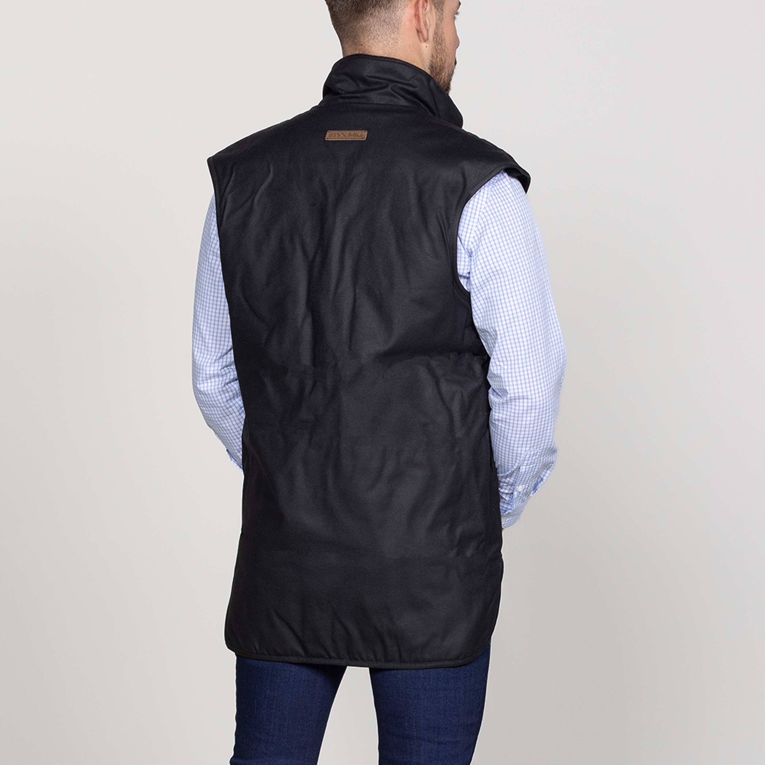 Oilskin Camo Fur Lined Vest