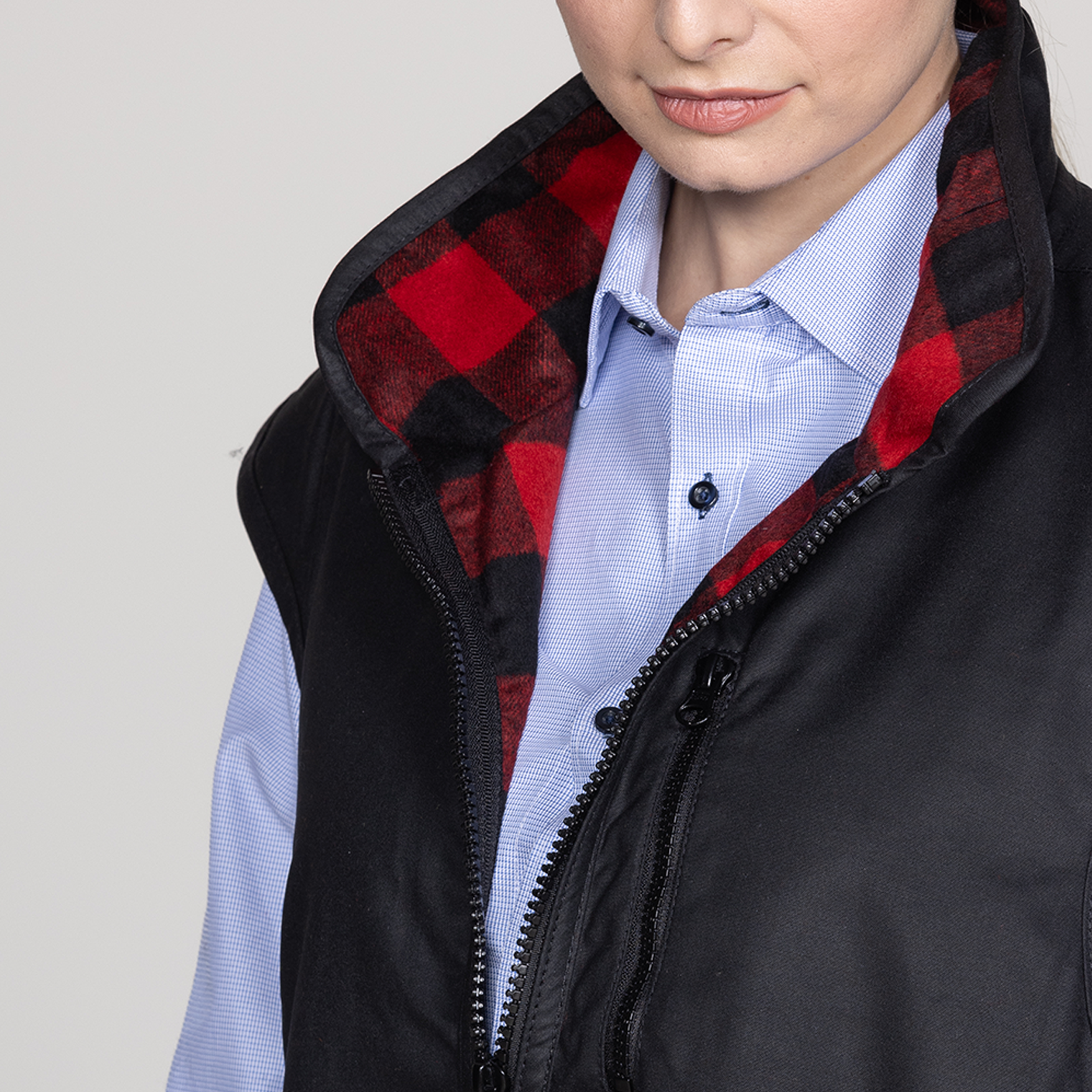 Oilskin Wool Lined Province Vest