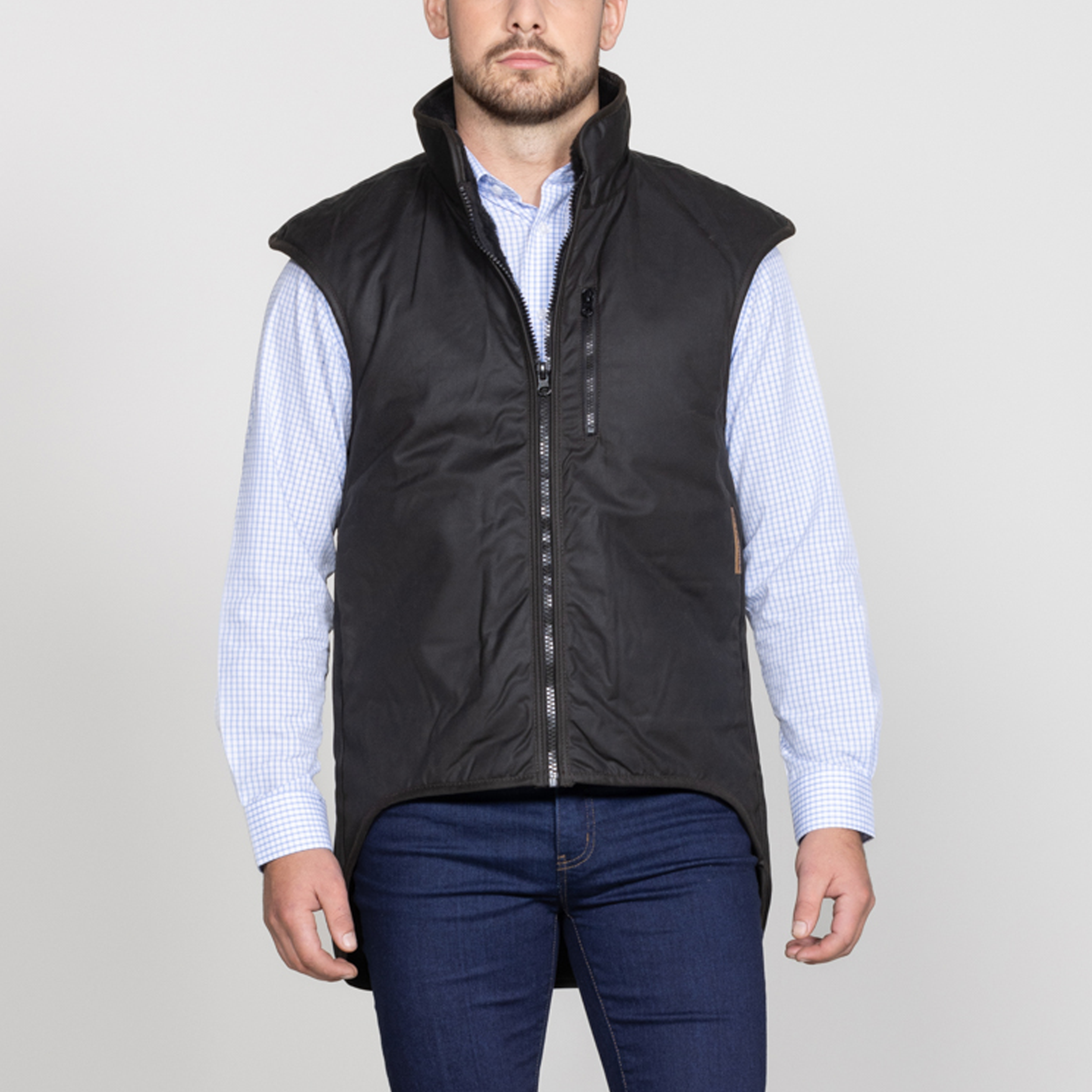 Oilskin Classic Fur Lined Vest