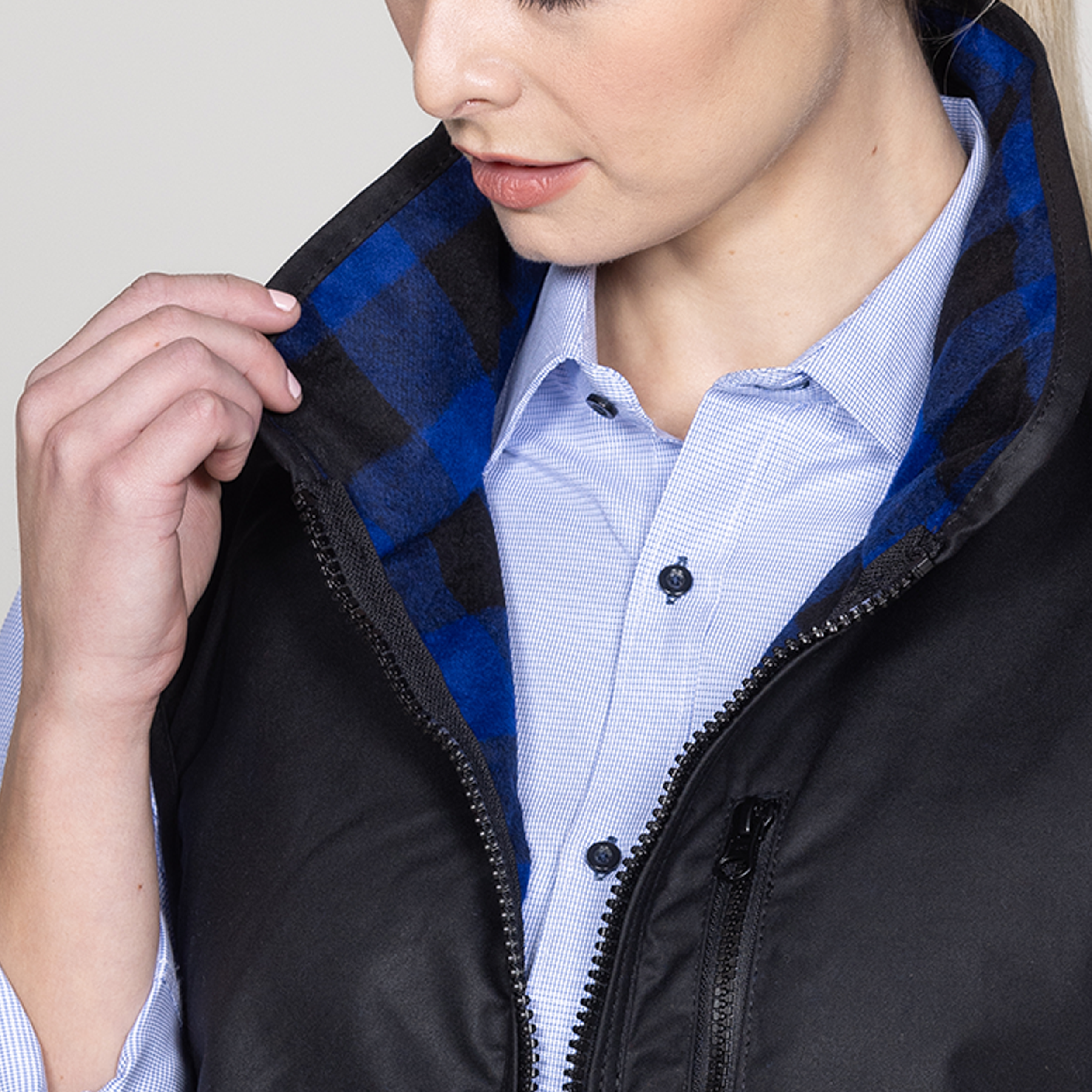 Oilskin Wool Lined Province Vest