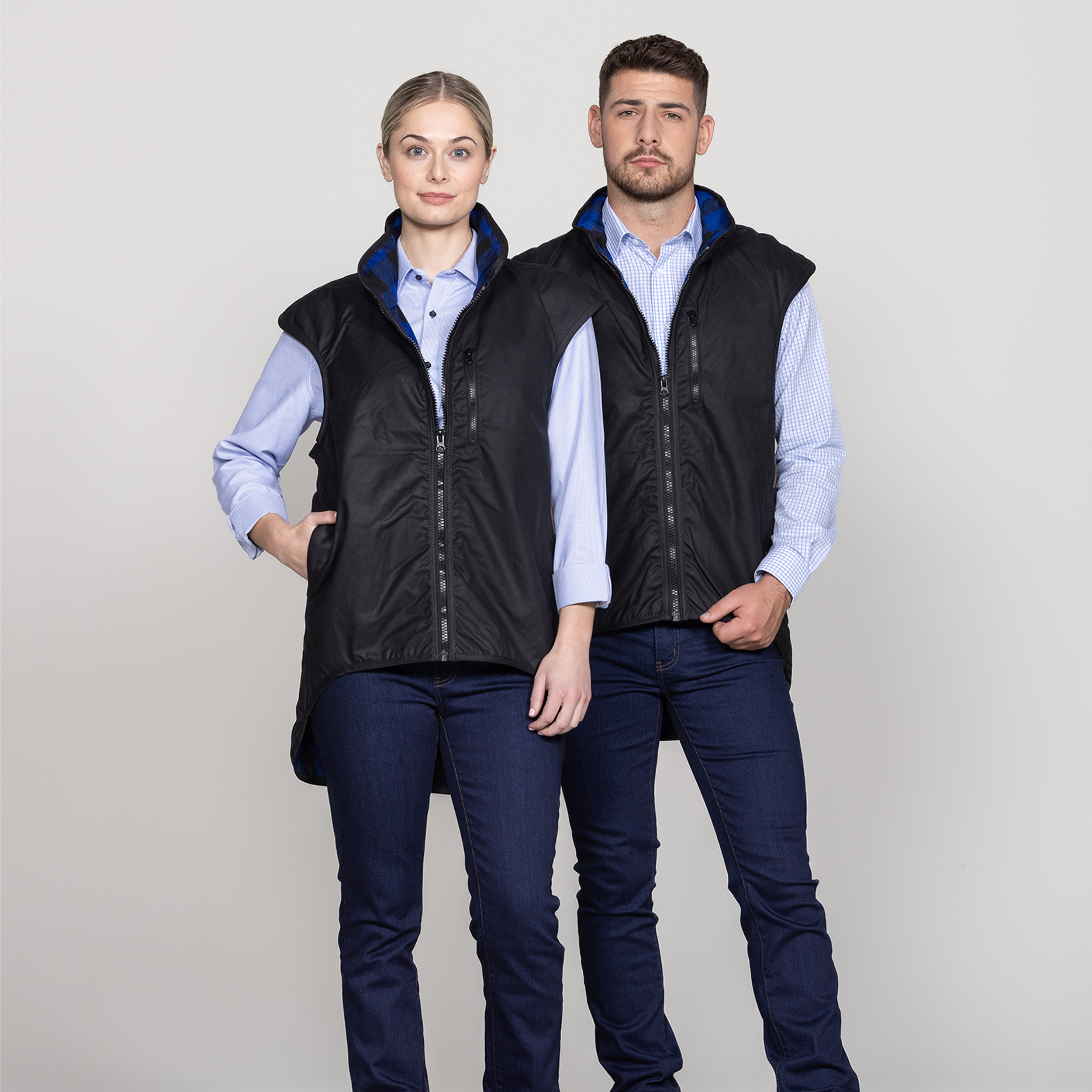Oilskin Wool Lined Province Vest