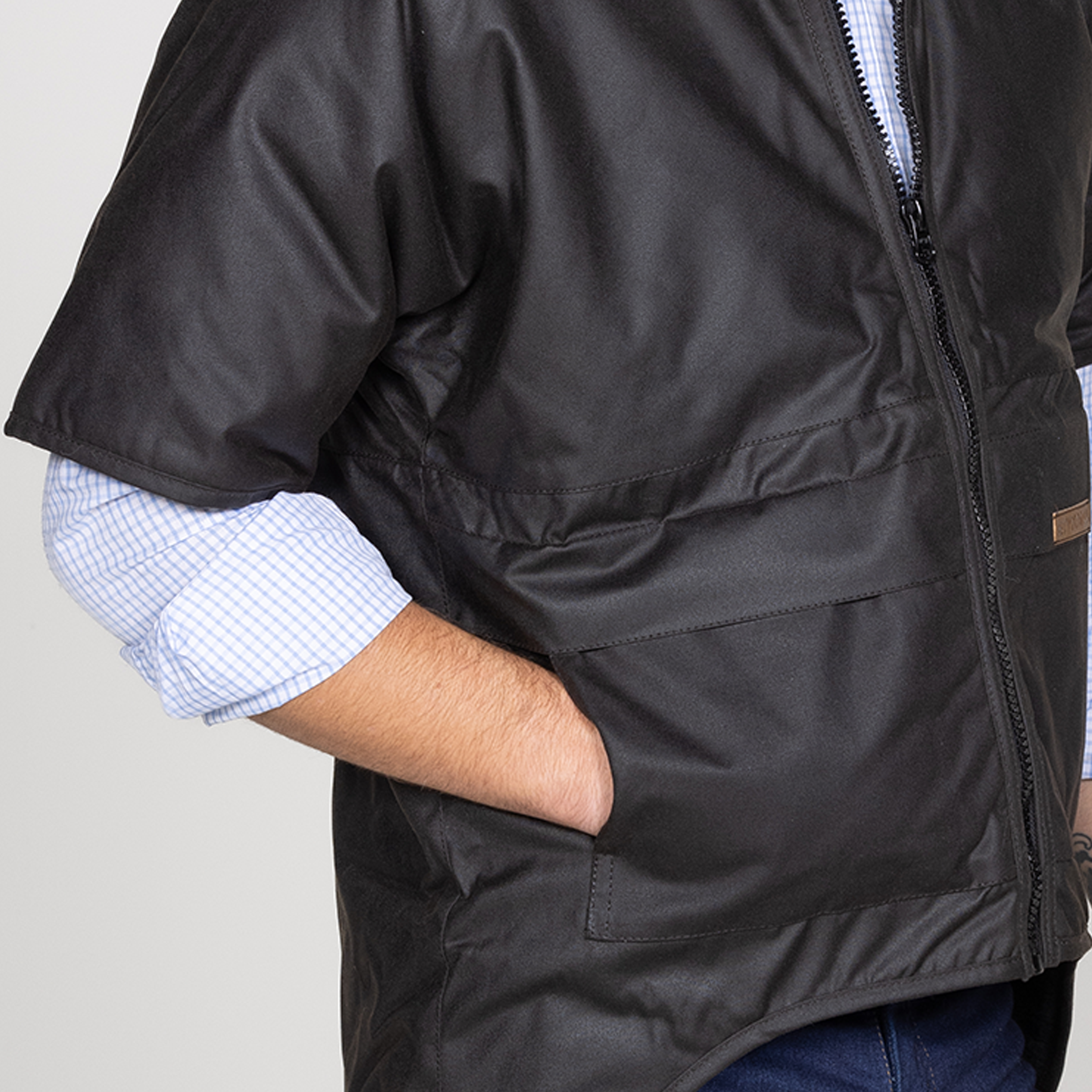 Oilskin Brown Short Sleeve Classic Jacket