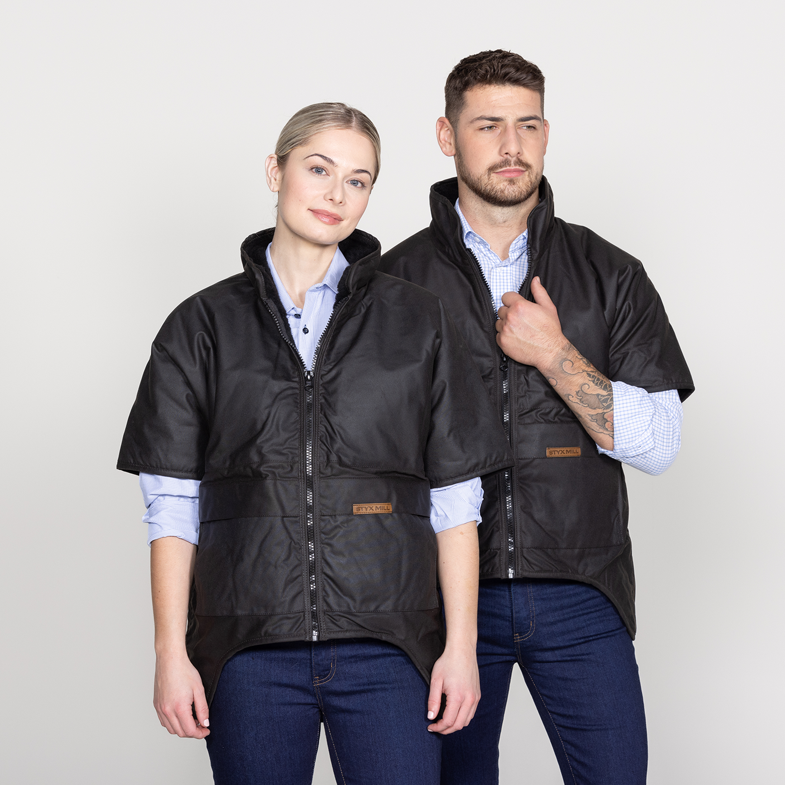 Oilskin Brown Short Sleeve Classic Jacket