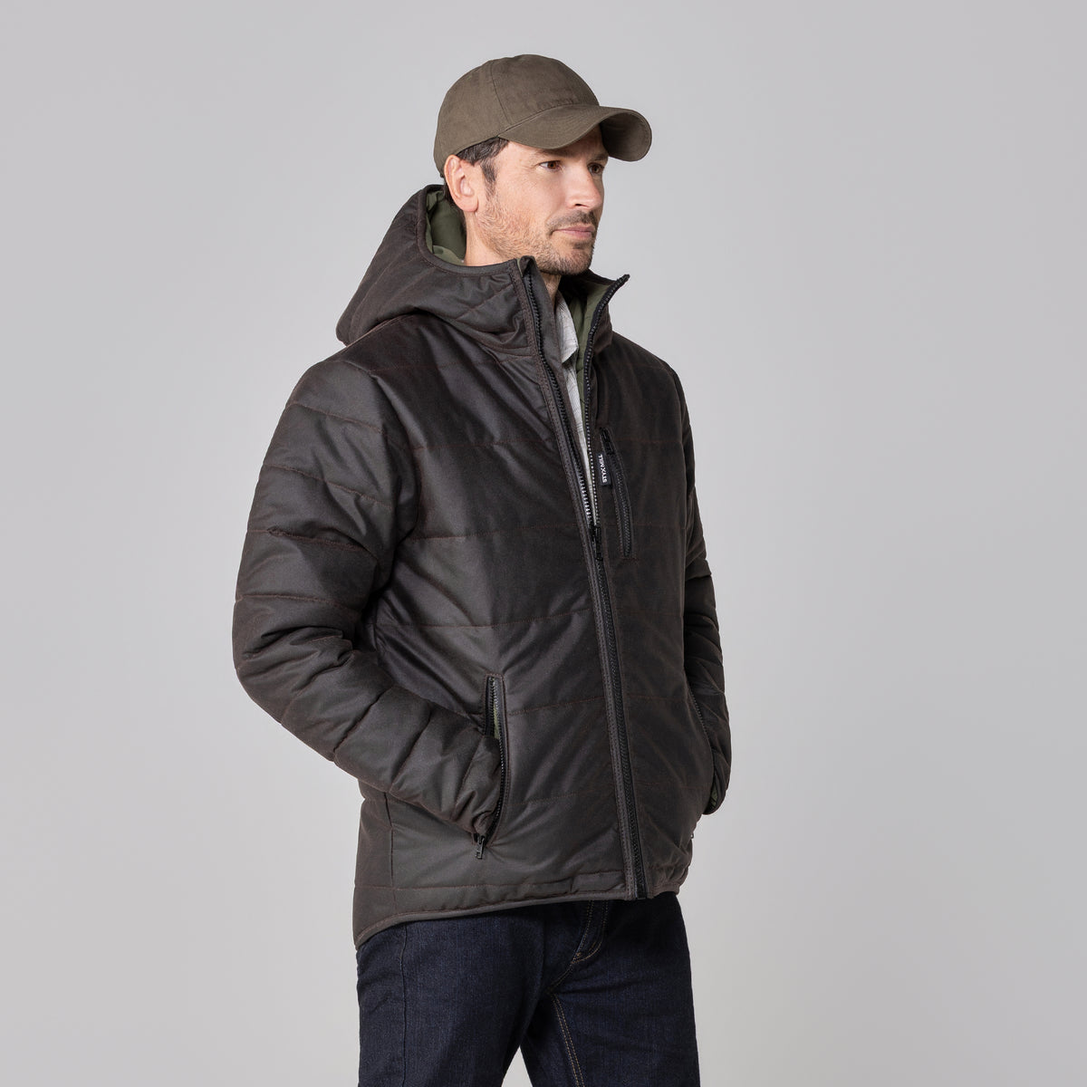 Oilskin Thermal Wool Loft Puffer Jacket