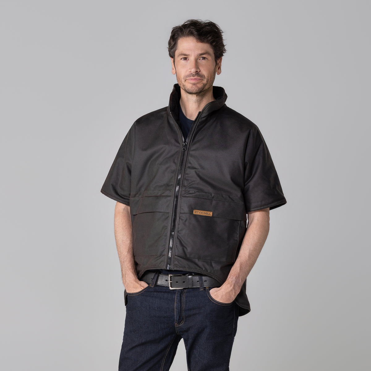 Oilskin Brown Short Sleeve Classic Jacket