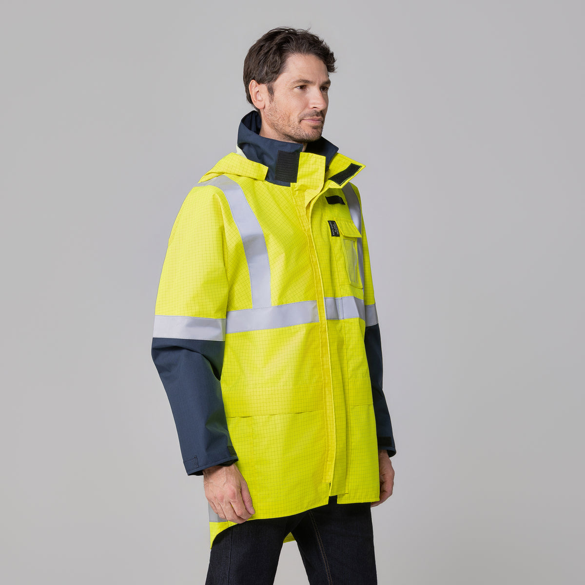 Breathable Wet Weather Antistatic FR Raincoat