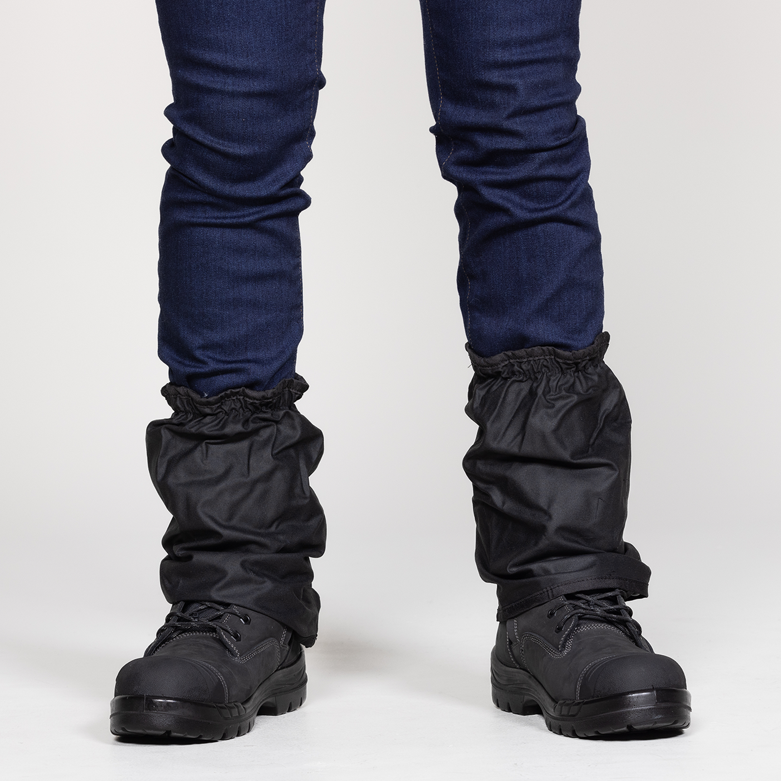 Oilskin Black Domed Gaiters/Putties