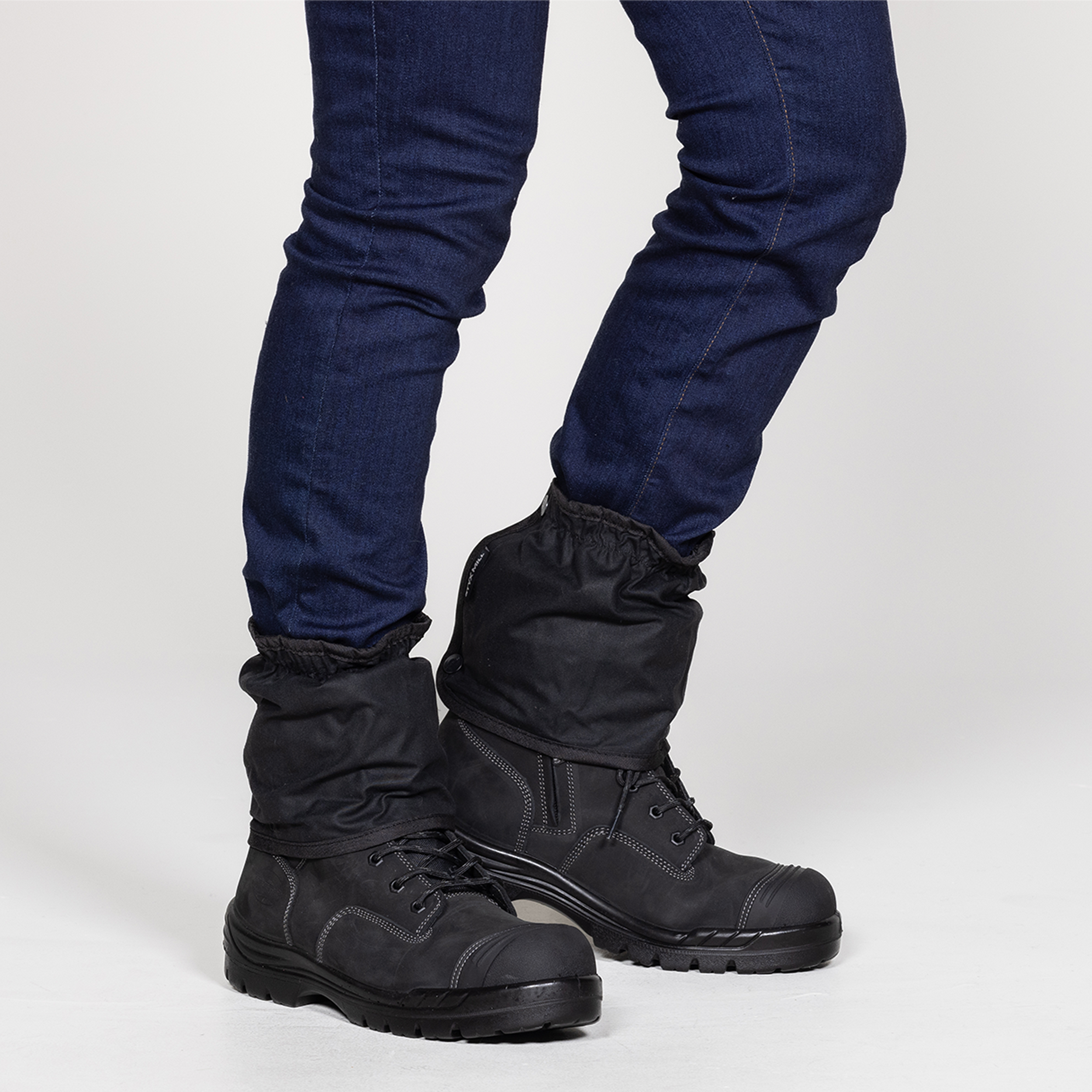 Oilskin Black Domed Gaiters/Putties