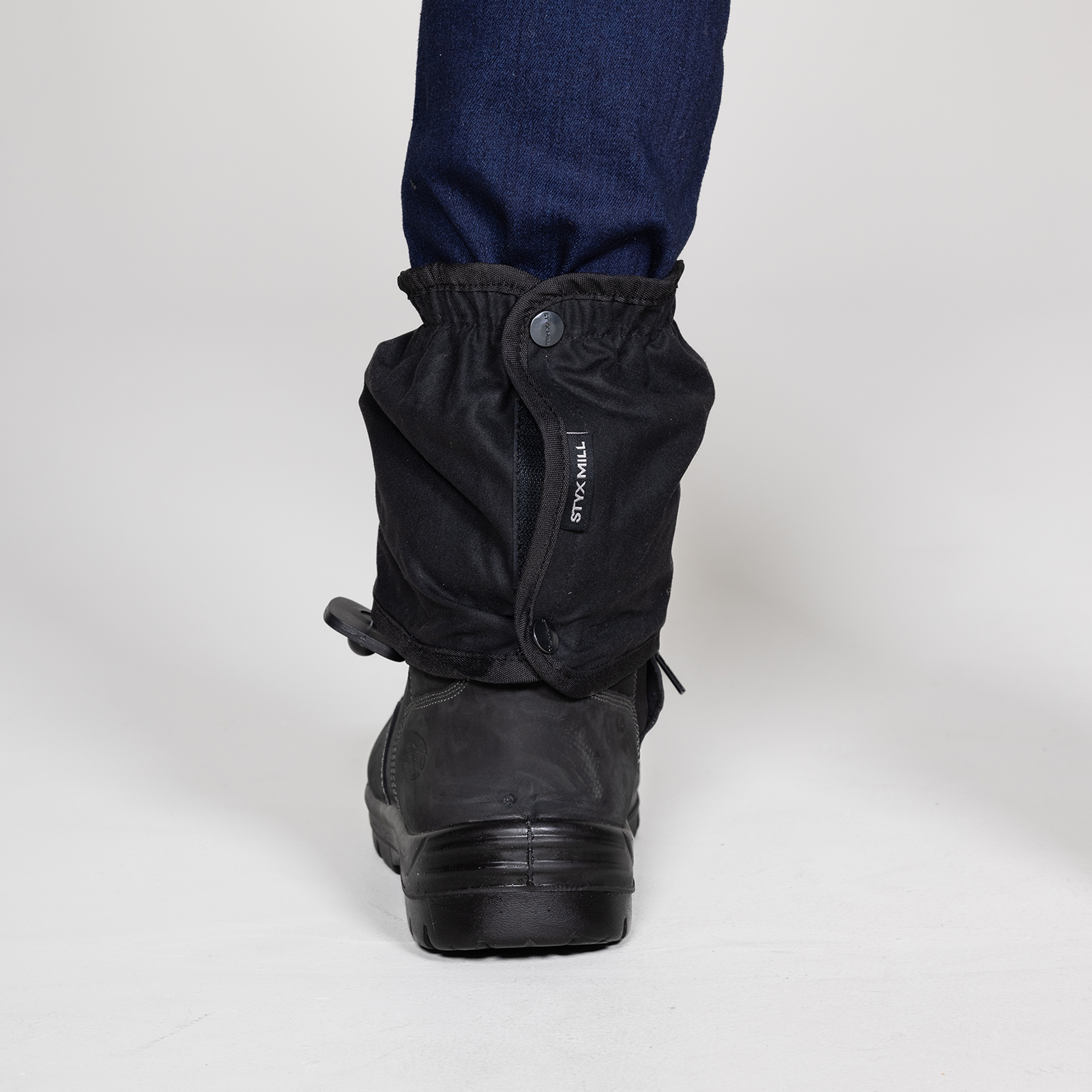 Oilskin Black Domed Gaiters/Putties