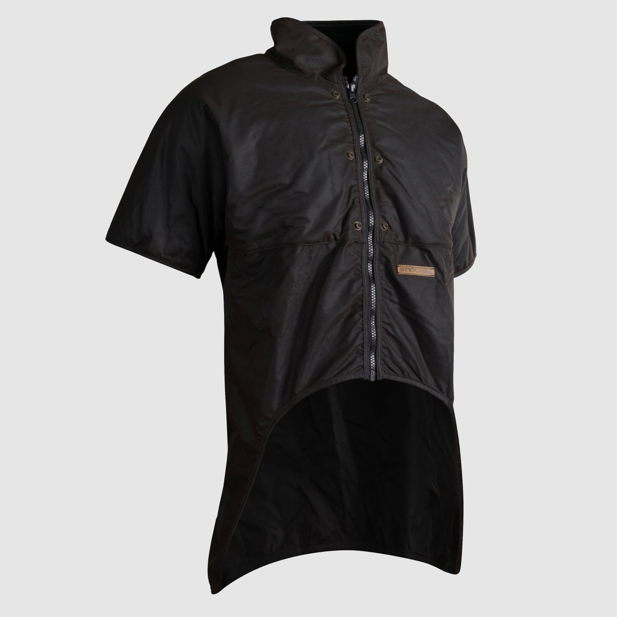 Oilskin Short Sleeve Zip Cape