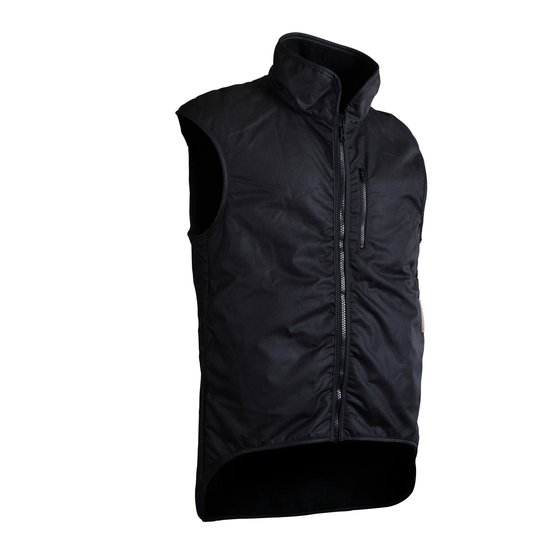 OILSKIN WAX BLACK SLEEVELESS VEST - Styx Mill